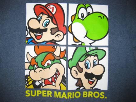 Super Mario Bros. (Blue) - M Shirt